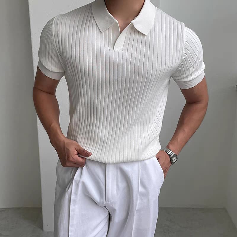 Men's Slim-Fit Summer Polo Shirt