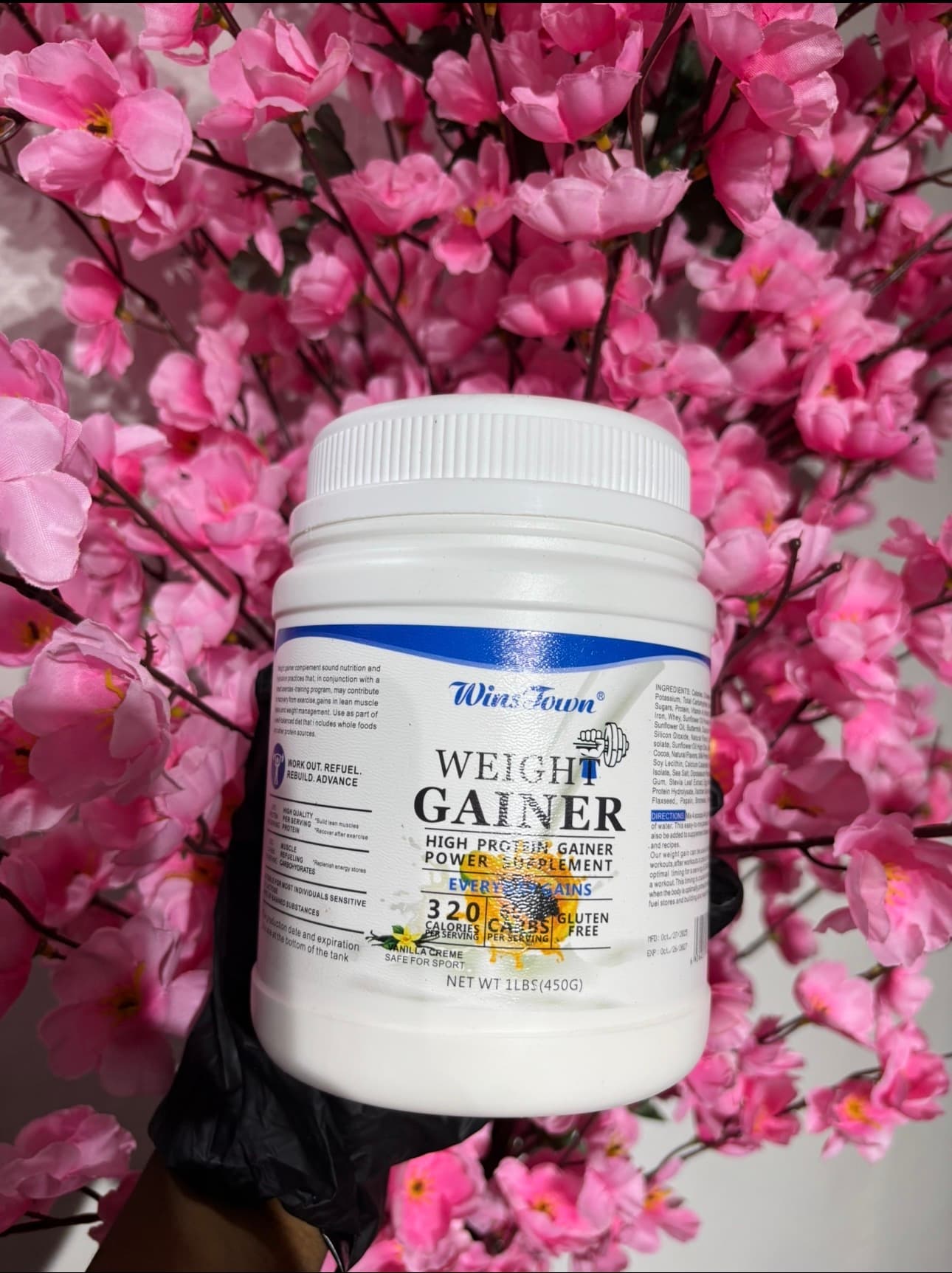 Mass gainer protein powder