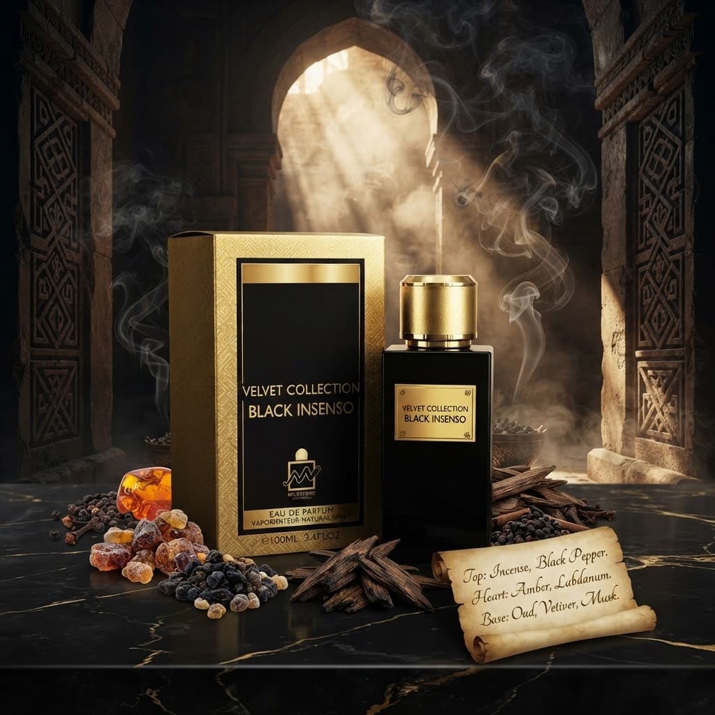 π€π₯ MILESTONE VELVET COLLECTION BLACK INSENSO β 100ML EDP π₯π€