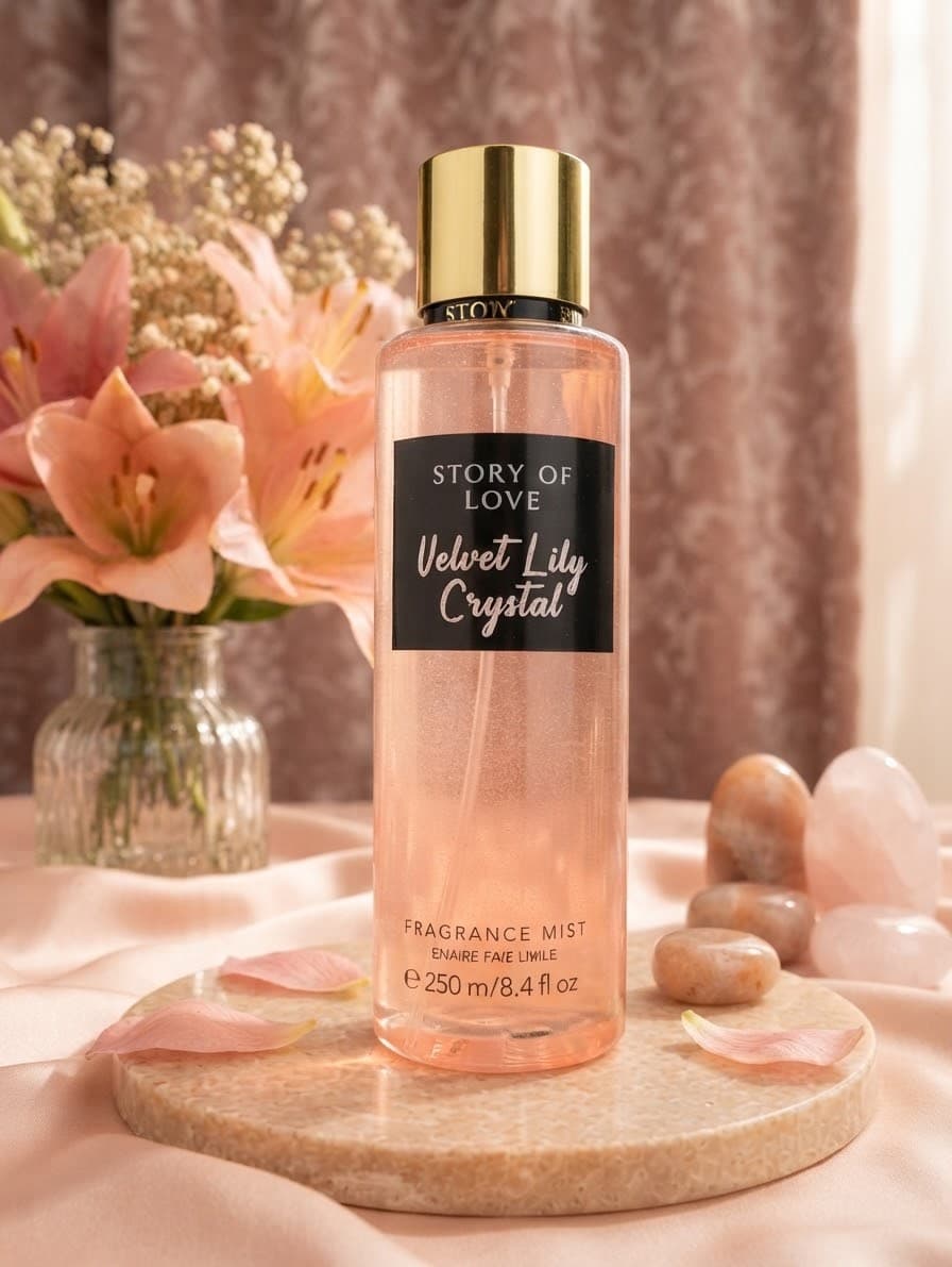 πΈβ¨ VELVET LILY CRYSTAL β GLITTER FRAGRANCE MIST β¨πΈ