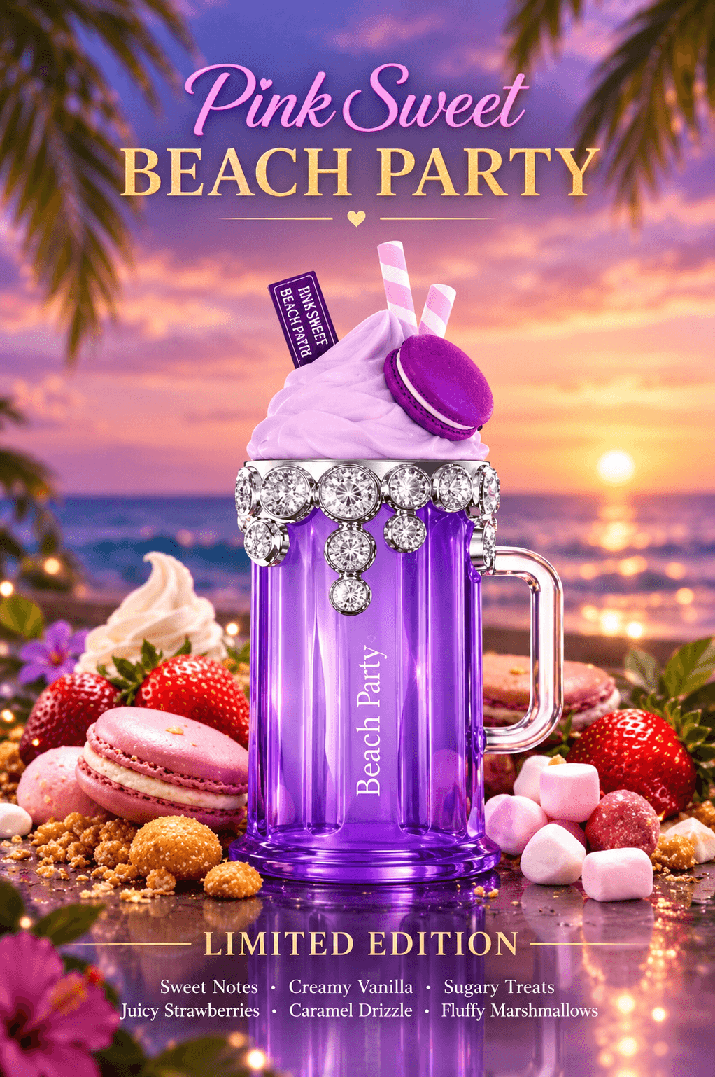 π PINK SWEET BEACH PARTY BODY MIST πΈβ¨